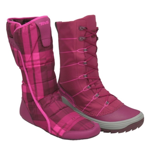 Teva Womens Jordanelle Winter Boots Women's US6 Pink waterproof removable liner - Picture 2 of 15